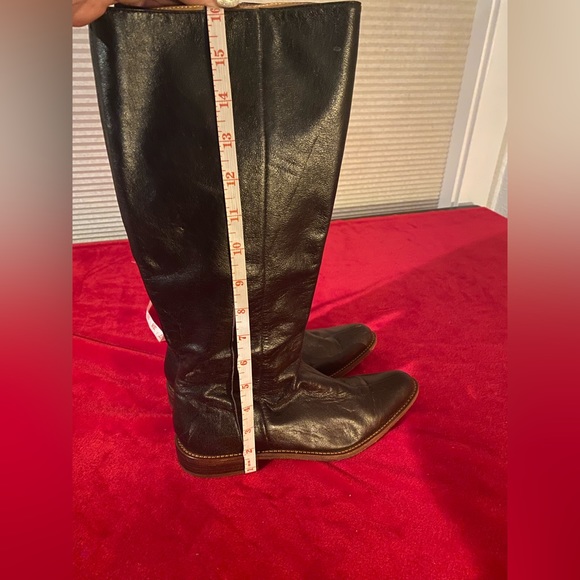 Gee Wawa Anthropology Leather dark brown leather Boot - Picture 3 of 11